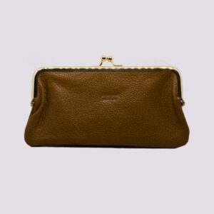 Lunari Busta in pelle clic clac cuoio