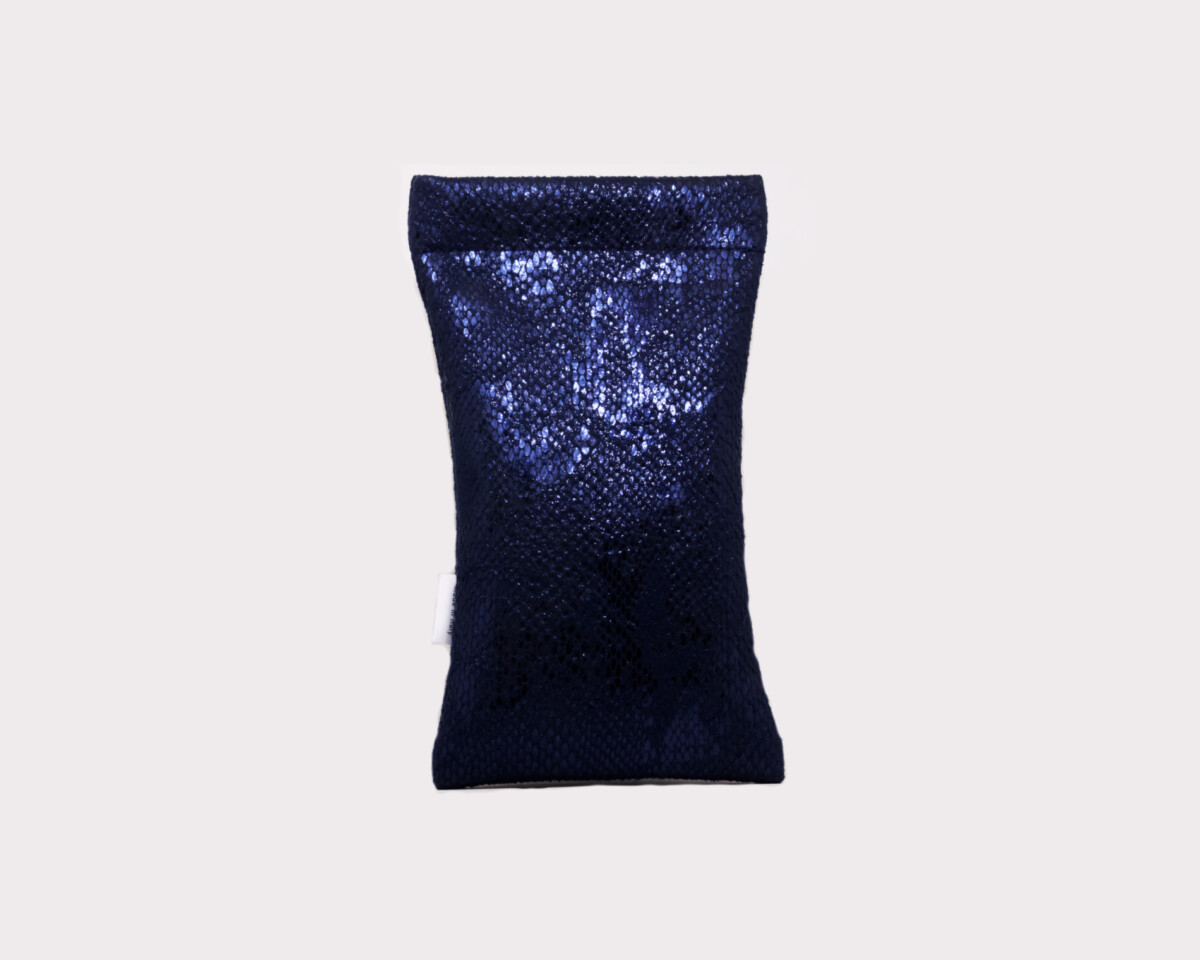 Lunari - bustina molla pitonata -Terralba - Ottica Basile Lunari Busta Molla Pitonata Blu