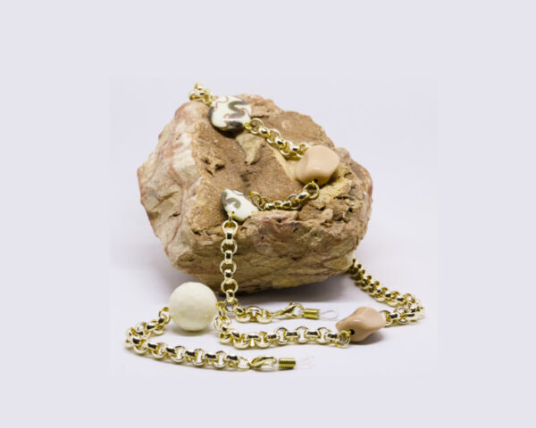 Lunari Oro E Resina Beige