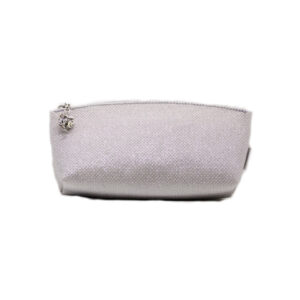 Lunari Pochette Con Zip Argento